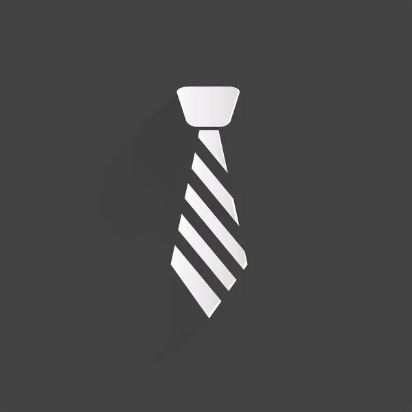 Hipster icono de corbata — Vector de stock