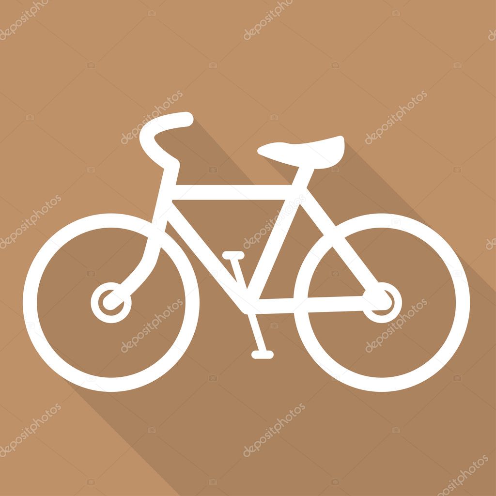 Hipster retro bicycle icon