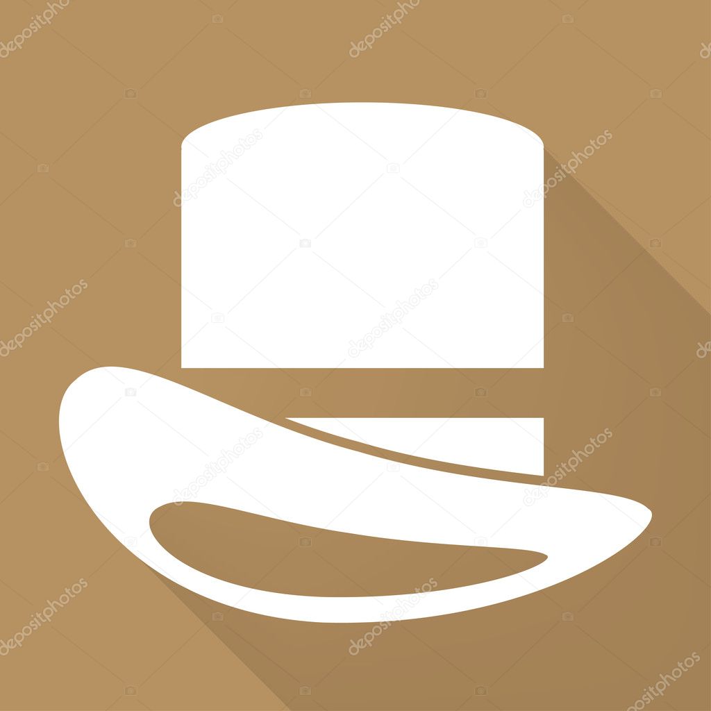 Cylinder hat icon