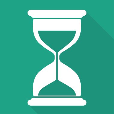 kum saati simgesi. cam Zamanlayıcı simgesi