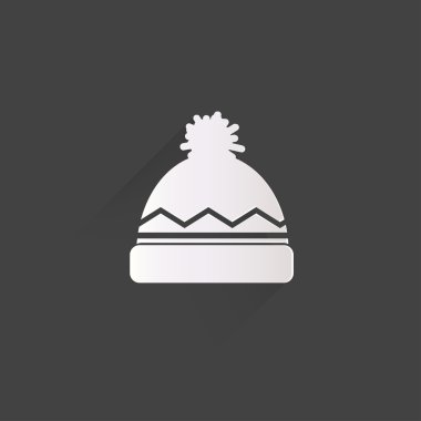 Kış snowboard cap simgesi