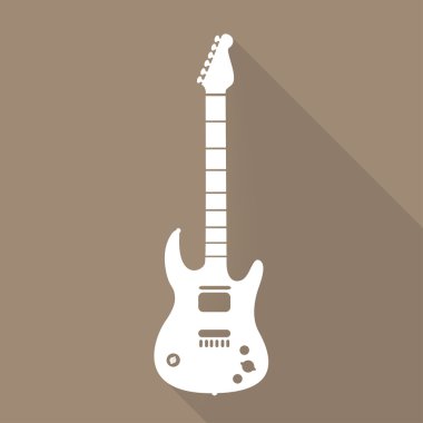 gitar simgesi. müzik arka plan