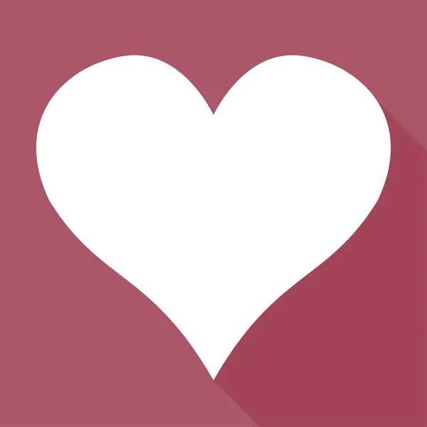 Icona del cuore, formazione medica. Amore. — Vettoriale Stock