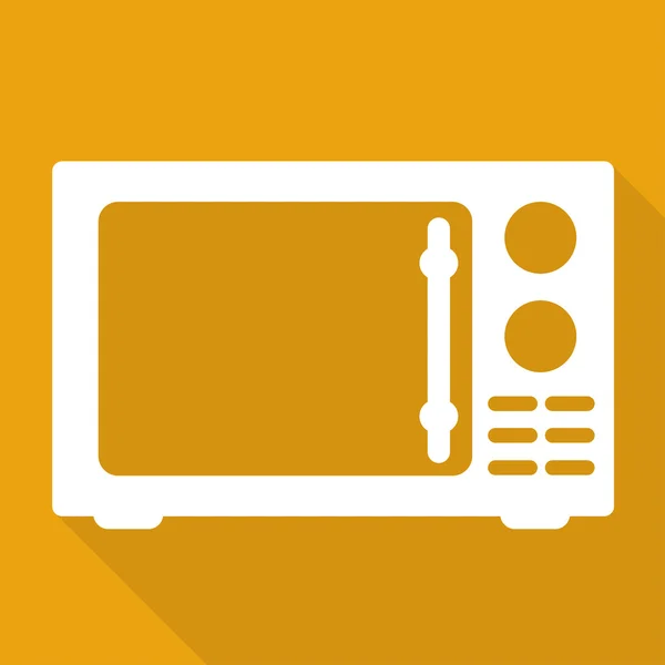 Magnetron pictogram. keukenapparatuur — Stockvector