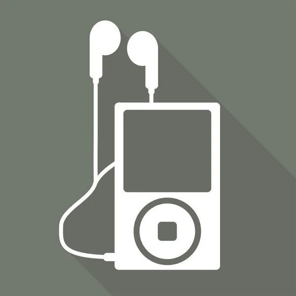 Icono del reproductor Mp3. Símbolo reproductor de música — Vector de stock