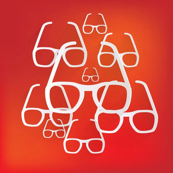 Icône de lunettes — Image vectorielle