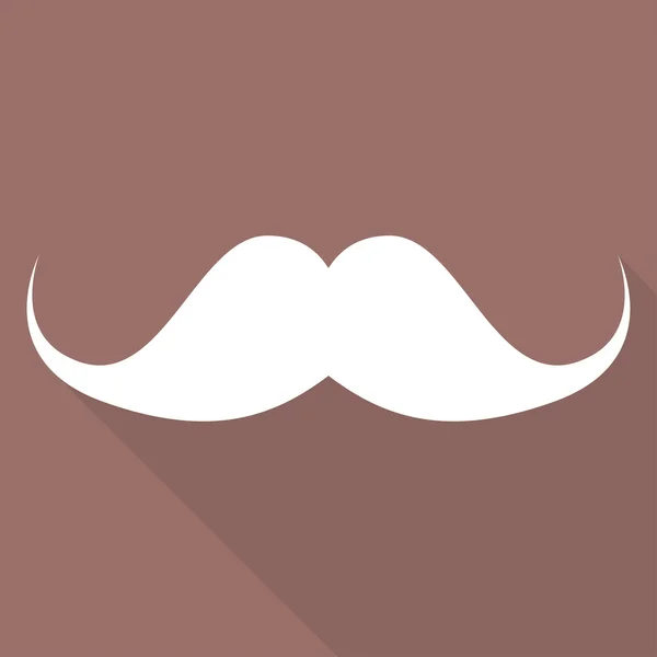 Hipster moustaches icon — Stock Vector