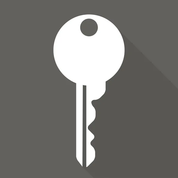 Icono de llave, símbolo de cerradura — Vector de stock