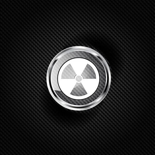 Radiation danger icon — Stock Vector