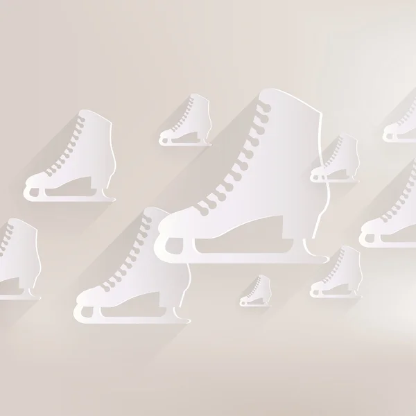 スケートの web アイコン — ストックベクタ