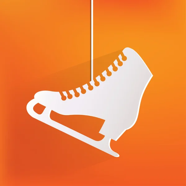 Skate web pictogram — Stockvector