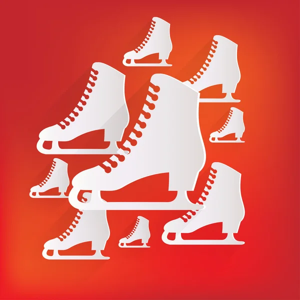 Skate web pictogram — Stockvector