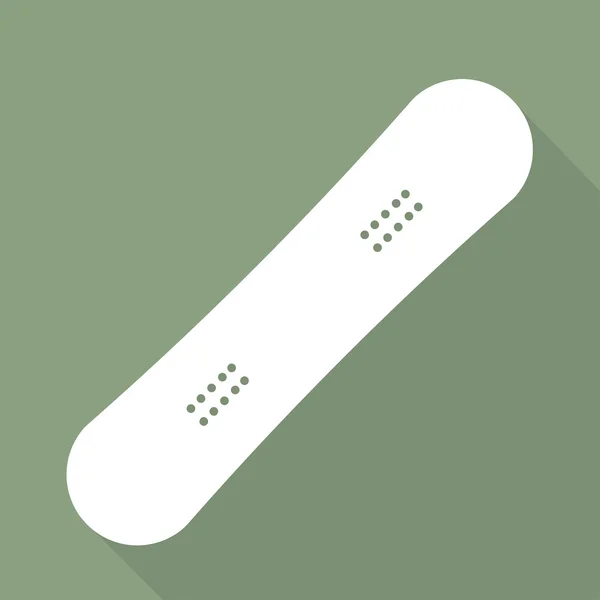 Snowboard icono web — Vector de stock
