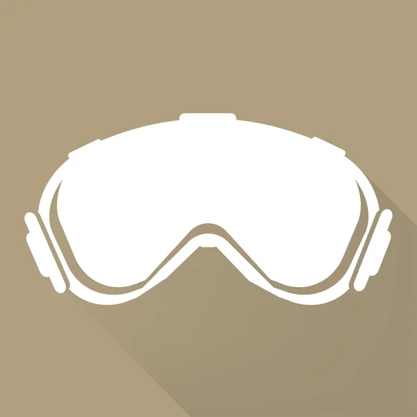 滑雪护目镜图标 — 图库矢量图片
