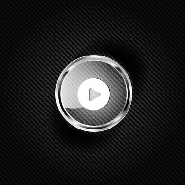 Oyun düğme web simgesi, düz tasarım