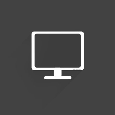 Web simgesi, düz tasarım izlemek