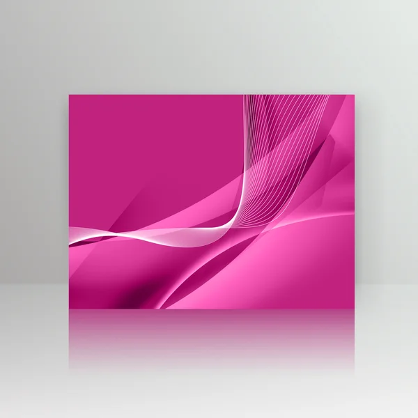 Fondo abstracto con onda — Vector de stock