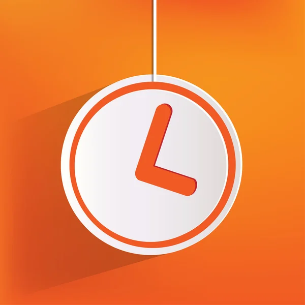 Reloj icono web botón — Archivo Imágenes Vectoriales