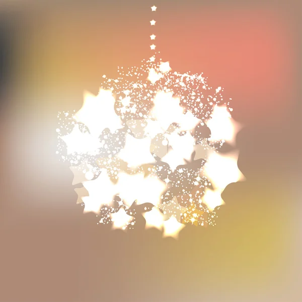 Élégant fond de Noël avec flocons de neige — Image vectorielle