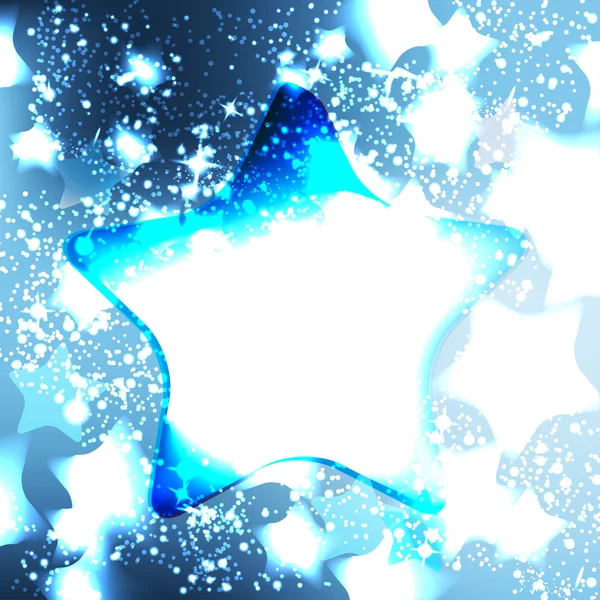雪の結晶とエレガントなクリスマスの背景 — ストックベクタ
