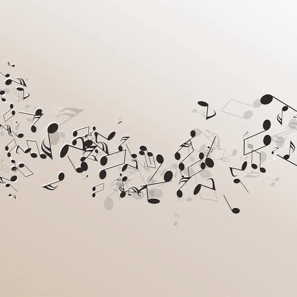 Fondo musical abstracto — Vector de stock