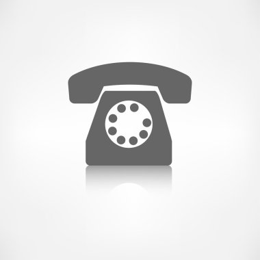 Retro telefon web simgesi