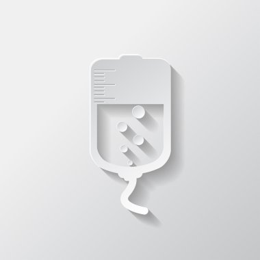 tıbbi dropper web simgesi
