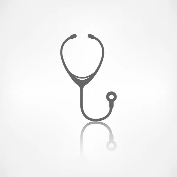 Stetoskop-ikonen — Stock vektor