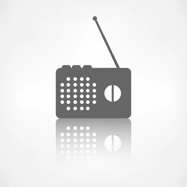 Icono web de radio — Vector de stock