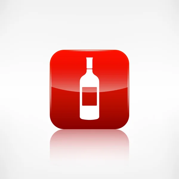 Wine bottle icon — Stock Vector