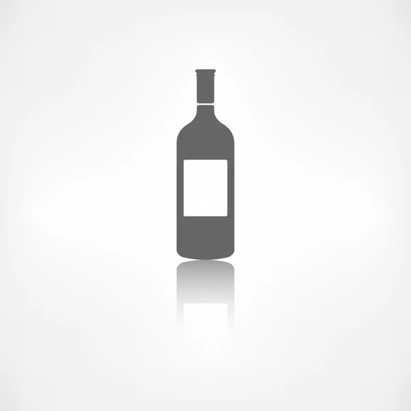 Wine bottle icon — Stock Vector