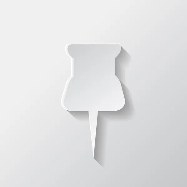 Icône web Pushpin — Image vectorielle