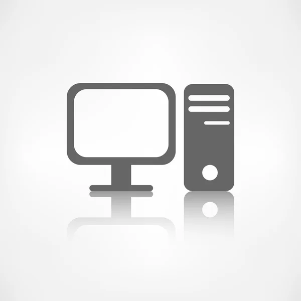 Computer web pictogram — Stockvector
