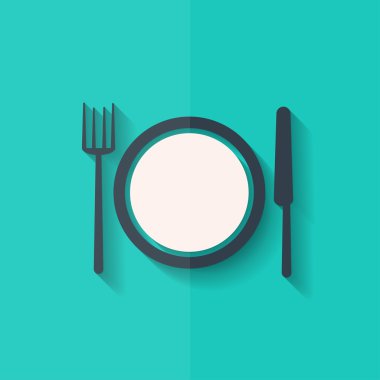 plaka web simgesi. düz tasarım.