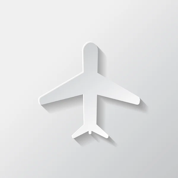 Aereo, icona dell'aereo — Vettoriale Stock