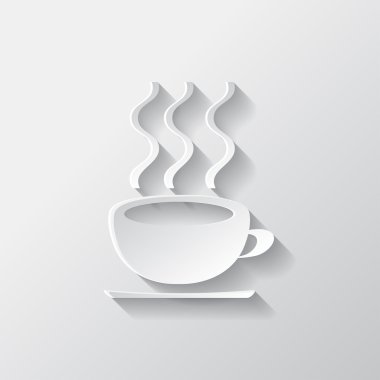 sıcak içecek web simgesi