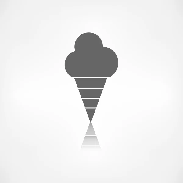 アイスクリームの web アイコン — ストックベクタ