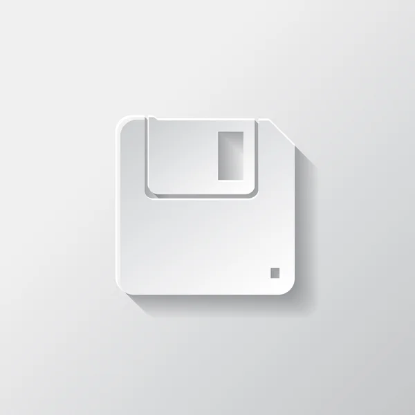 Ícone de disquete — Vetor de Stock