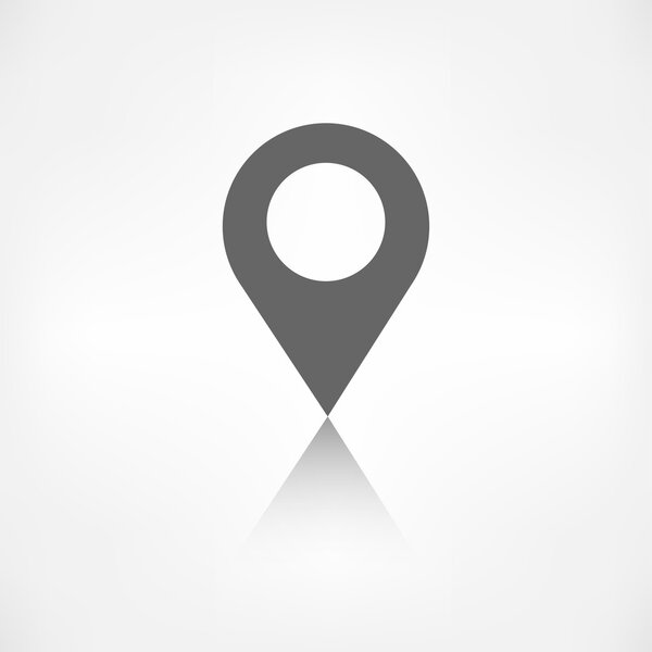 Значок указателя карты. Символ местоположения
.