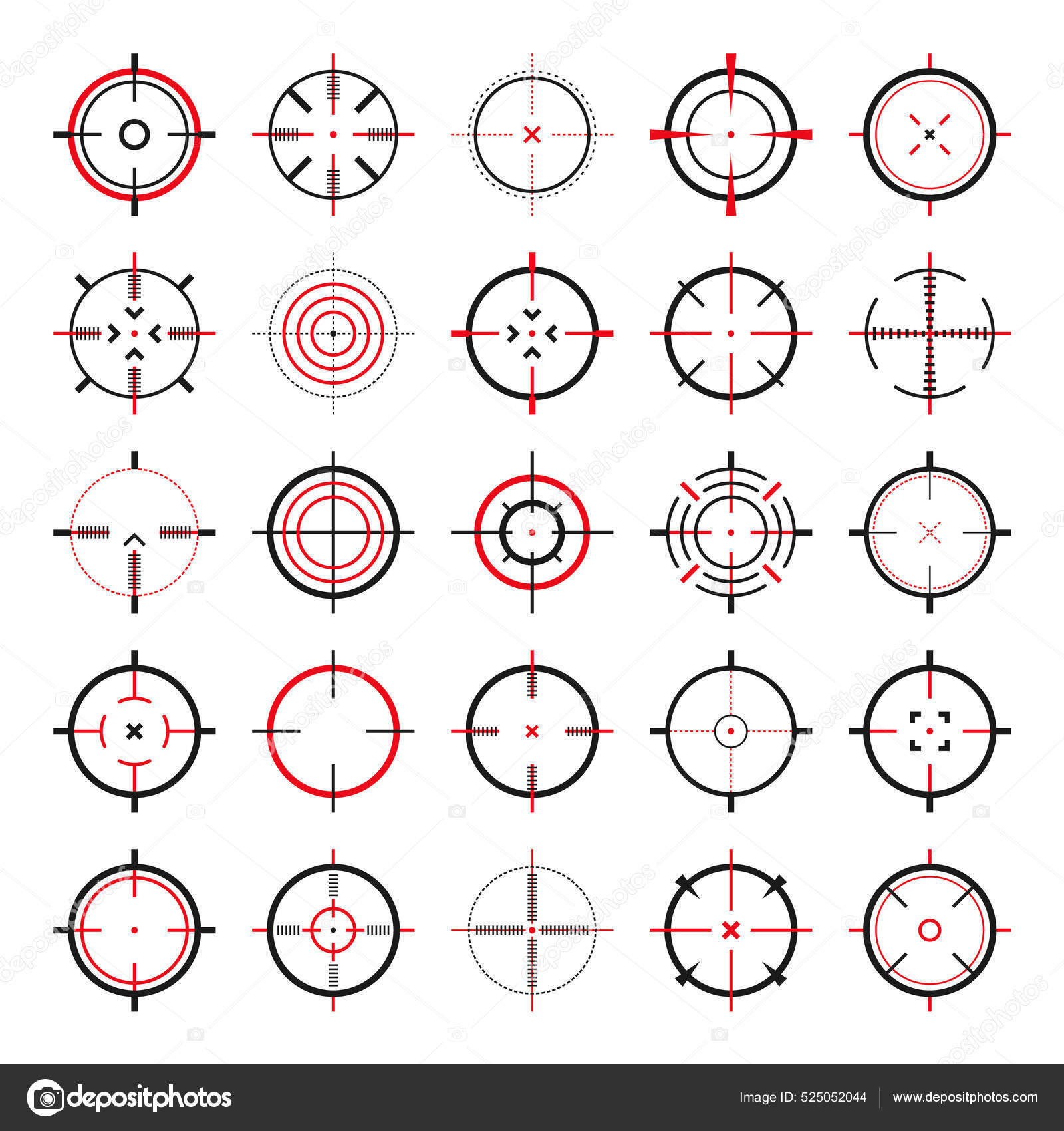 Jogo de tiro - ícones de armas grátis