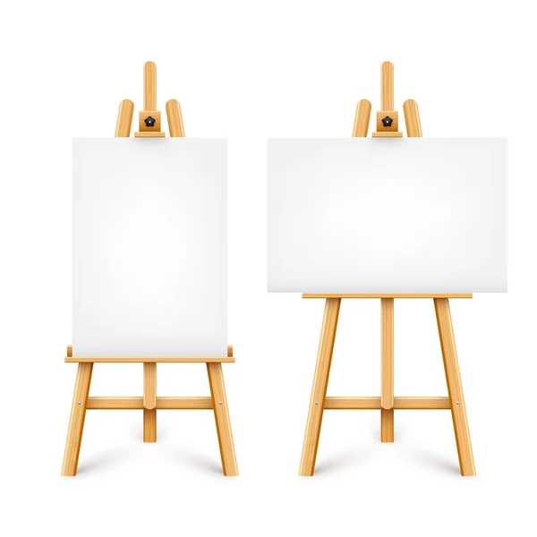 Premium Vector  Easel paint stand and canvas