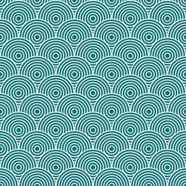 Çince ve Japonca kusursuz desen. Geleneksel Asya süsü, Doğu Yeni Yıl süsü. Modern yeşil arkaplan, dalgalı geometrik doku. Vektör illüstrasyonu.