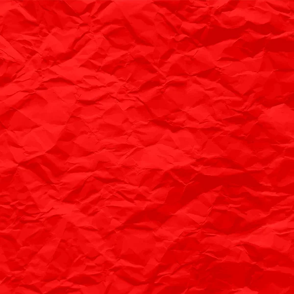 Textura Colorida Papel Rojo Arrugado Rough Grunge Viejo Blanco Fondo — Vector de stock