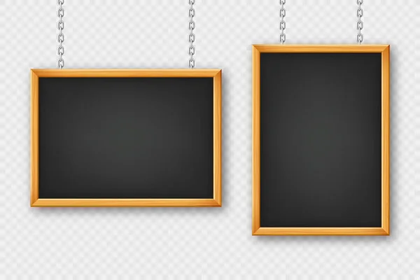 Chalkboard blackboard with frame. Black chalk board texture empty blank  with chalk traces and wooden frame square. Concept business, drawing,  ideas, education, art. Stock Photo