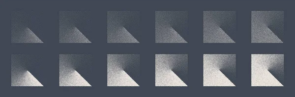 Τετράγωνα Διάστικτα Αντικείμενα Στιλπνά Στοιχεία Βαθμίδωση Συρραφή Σχέδιο Κουκκίδες Σκίαση — Διανυσματικό Αρχείο
