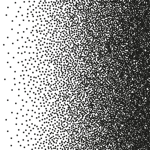 Stipple Pattern Dotted Geometric Background Stippling Dotwork Drawing Shading Using — Stok Vektör