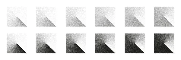 正方形的点缀物 立柱的元素 用圆点画图 点画阴影 Pixel分解 半色调效果 白色噪音颗粒质感 渐变渐变矢量说明 — 图库矢量图片