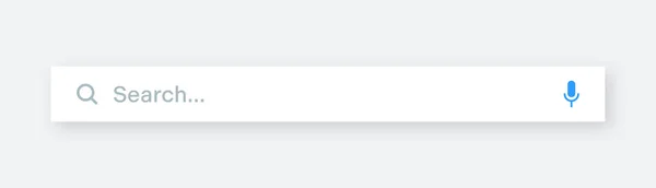 Arama Çubuğu Şablonu Arama Kutusu Adres Çubuğu Metin Alanı Olan — Stok Vektör