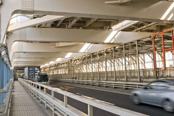 Tokyo bay, regenboog-brug. — Stockfoto