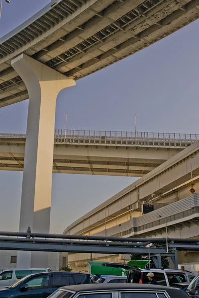 Baia di Tokyo, Rainbow Bridge . — Foto Stock